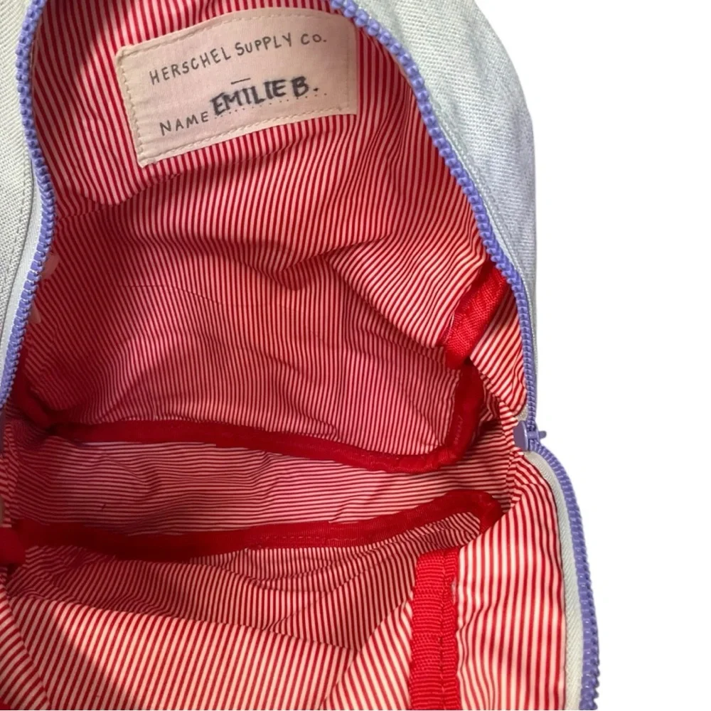 🎒 Herschel‎ Kids Backpack | Gray & Red Colorblock | Small Size